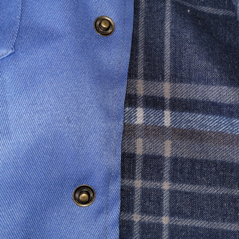 cornflower blue shacket - Picture 3 of 8